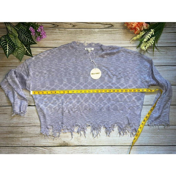 Wild Honey Lavender Sweater (sz M) - Picture 5 of 5